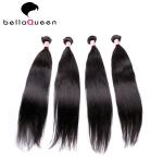 Indian Natural Color Bohemian Straight Human Hair Weave for Black Women