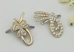 Clover Shaped Plastic Shoe Buckles 41*22MM Suitable For Gifts Shoe Durable