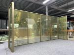 Customized Copper Woven Metal Hotel Art Screen With Stain Resistant