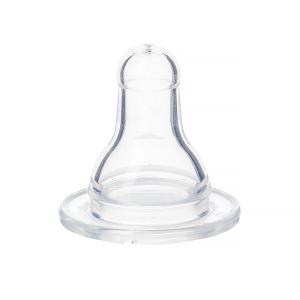 China Anti Dust Silicone Orthodontic Pacifier , Customized Size Baby Bottle Pacifier factory