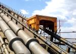 Electric Winch Industrial Trolley Cart , Towed Anti Explosion Rail Transfer Cart