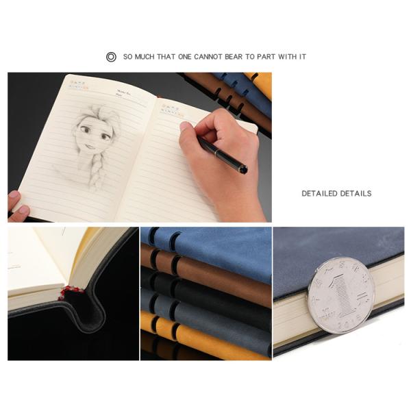 Thread Sewing A5 Custom Logo Diary Planner Notebook for Business Professionals in 2021