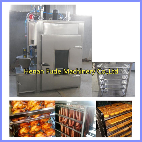 China sausage smokehouse, automatic duck smoking oven, meat smoking house factory