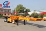 35/50 Tons 2/3 Axles Heavy Duty 20ft 53ft Flatbed Semi Trailer for Container