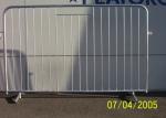 Metal Crowd Control Barriers Silver Color Weather Resistant For Vehicles
