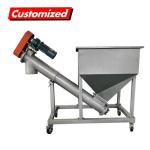 Stainless Steel Filling Machine Feeder 2m Inclined Screw Auger Conveyor