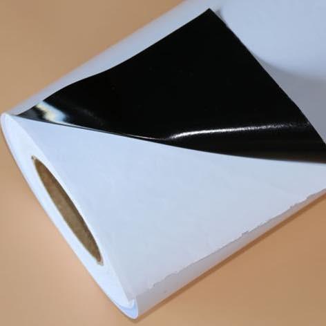 Printable 80mic black glue Self Adhesive Vinyl Sticker Roll For Outdoor