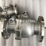 Stainless Steel 304 Handle Flange Ball Valve