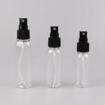 Fine Mist 30ml 50ml 100ml Clear Plastic Spray Bottle For Cosmetic