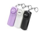 OEM 130db Personal Safety Alarm Keychain With Led Light For Women Kids Elderly