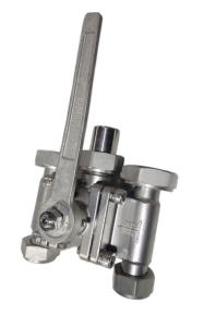 China OEM Cryogenic Three Way Ball Valve Stainless Steel With Burst Disk factory