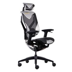 China Mesh Ergonomic Cool Swivel Gaming Chair 3A System Computer Game Seating Silver PU factory