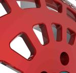 Brushed Red Forged Step Lip Wheels ET15 5x114.3 18 Inch