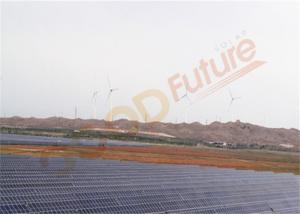 China Slew drive 1000V Horizontal Single Axis Solar Tracker Fast Installation factory