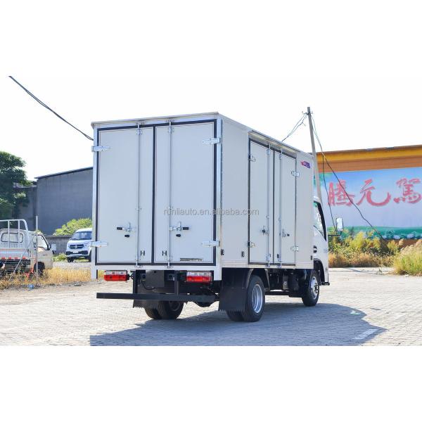 China Factory Supply DFAC DongFeng 4X2 Petrol Small Mini Light Duty Box Cargo Truck Van Type Container Cargo Truck