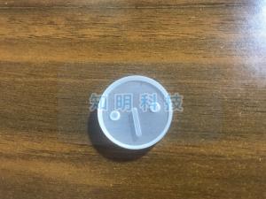 China Customized Groove Sapphire Parts Single Crystal Glass Lens With Hole factory