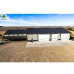 Q235/Q345B Grade Metal Farm Buildings With Living Quarters Prefabricated Riding