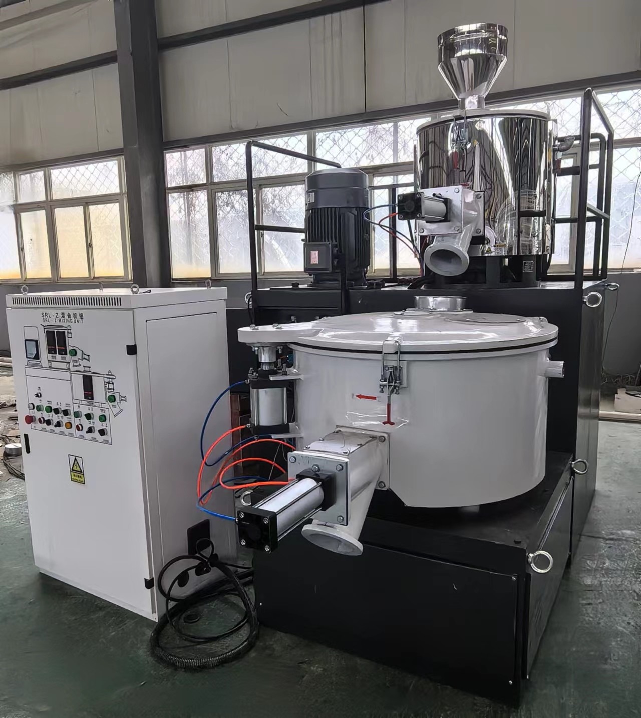 High quality big size Vertical PVC machine mixer SRL 500/1000 for PVC pipe, PVC profile sheet / WPC SPC Deck floor panel