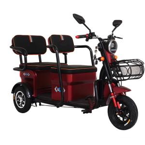 China 800W/1000W/1200W electric motor red color 3 wheel electric scooter for adults factory