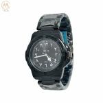 Customized LOGO Quartz Wrist Watch for ODM LOGO Acceptance in Silver / Black /