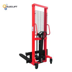 1 Ton Manual Pallet Stacker 500mm Load Center Easy Operation