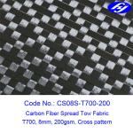 Toray 12K 200gsm Cross Spread Tow Carbon Fiber Fabric