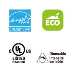 5.5W(40W Equival) Energy-star LED Bulb ES Type E26 Lamp Base 120V UL/cUL 2700K