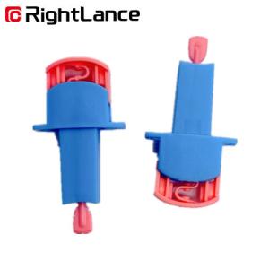 China Pink Blue Disposable Diabetic Lancets 33g 1.5mm Independently Use factory