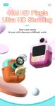 Kids Camera Instant Print,1080P Kids Instant Cameras That Print Photos,Christmas
