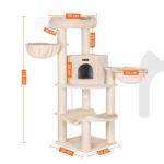 Indoor Cat Scratching Tree Shelves Palace Eco Friendly DIY Extra Large Size