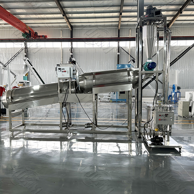 Low Electricity Floating Fish Feed Extruder Processing Line CE / ISO Certification