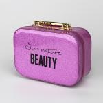 Custom Logo Makeup Pink Zipper Packaging Bag For Cosmetic