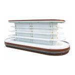 Circular Multideck Open Display Refrigerated Cabinet For Dairy Products / Meat