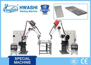 China 1500Mm Reach Industrial Welding Robots , Arc Welding Machine For Cabinet Box Corner factory