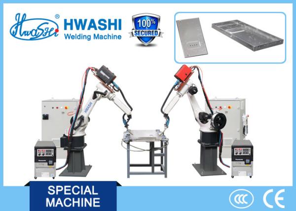 1500Mm Reach Industrial Welding Robots , Arc Welding Machine For Cabinet Box