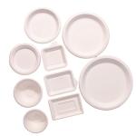 10 Inch Pulp Plate Sugarcane Bagasse Tableware