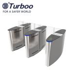 Durable Office Security Gates / Pedestrian Turnstile Gate Precise Positioning