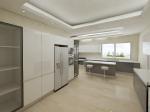 Blum Kitchen Cabinet With Butcher Block Top Oven Base Quartz Countertop