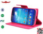 100% Qualify Colorful Soft And Durable PU Wallet Leather Case For Samsung Galaxy