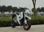 Electric Motorcycle Scooter With Lithium Battery , 3000w Electric Scooter For