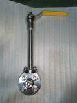 Customize 1 inch or 2 inch SS 304 stainless steel low temperature ball valve