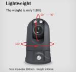 Optical Zoom 4G Android MINI Surveillance Ball Camera Outdoor Waterproof