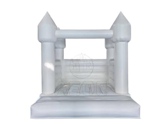 Inflatable White Bounce House Bouncy Jump Castle With Air Blower For Kids All