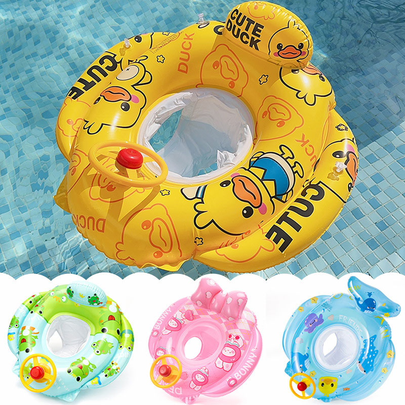 Age Range 2 to 4 Years Cute Pattern Swimming Pool Float Ring Tubes for Kids' Pool Fun
