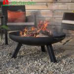 Outdoor Corten Steel Wood Burning Fire Pit Table Decorative