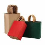 Custom Printed Recyclable Shopping Clothing Gift Bag Kraft Paper Bags with Your