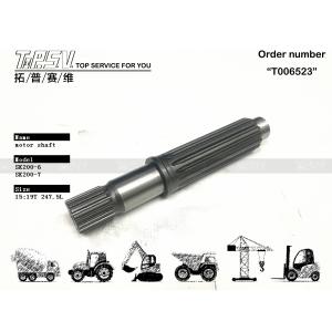 China YN15V00017S009 Transport Packaging SK200-6 Excavator Travel Motor Shaft for Hydraulic Motor Drive Excavator Transmission System in Dealed Bag factory