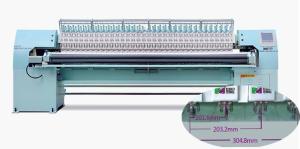 China Embroidery Industrial Quilting Machine , Garment Industry Machinery 128 Inch Multiple Needles factory