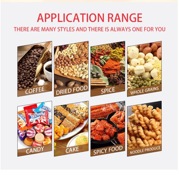 Food Sealed Bag Snack Standing Zipper Packaging Bag Customization