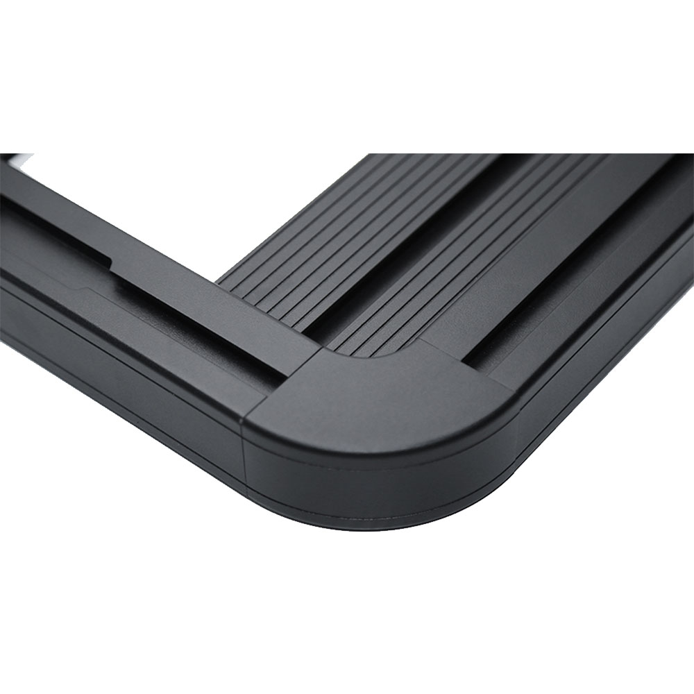 OEM Low Profile Black Powder Coating Aluminum Extrusion Roof Rack Platform for 4WD Car